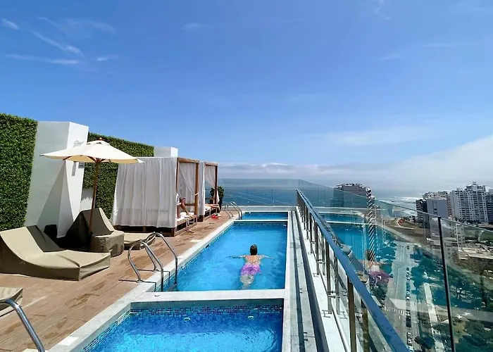 Barranco Piso 18 Vista Al Mar Piscina Jacuzzi Gym